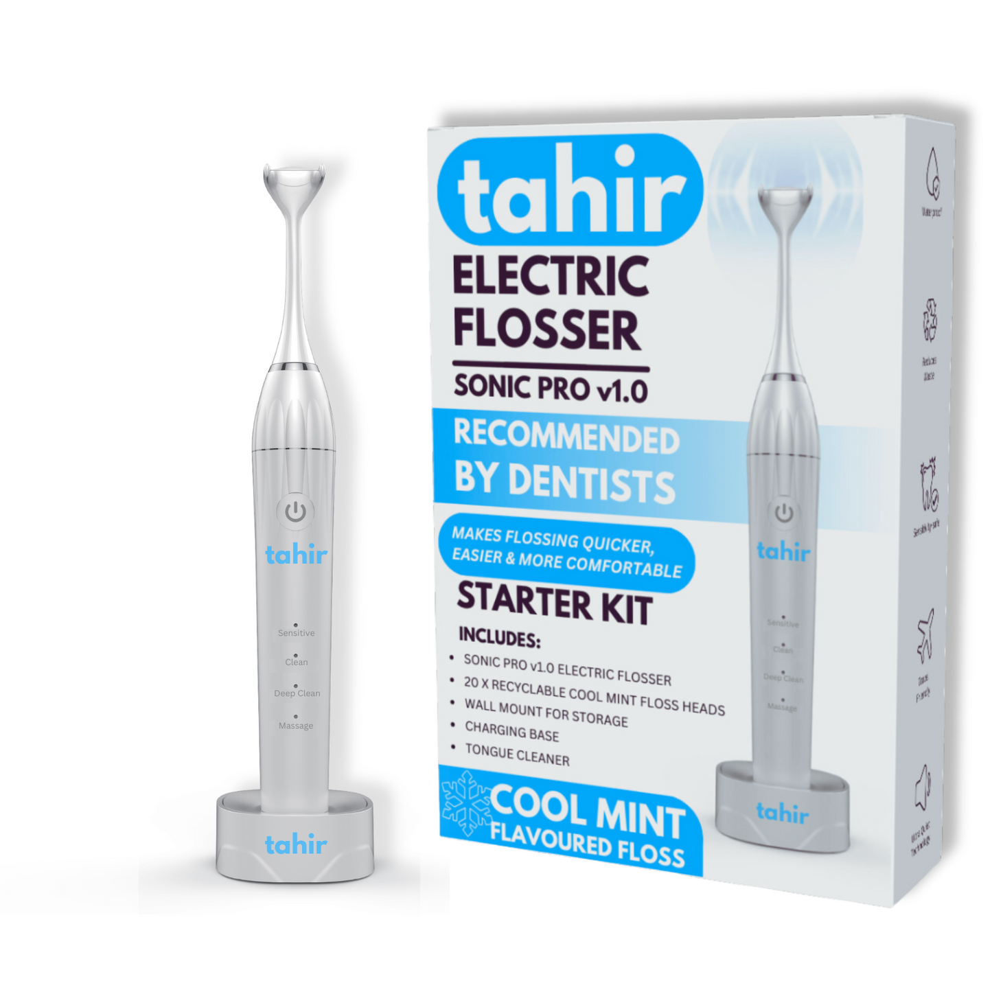 Tahir Electric Flosser + Free 12 Month Refills