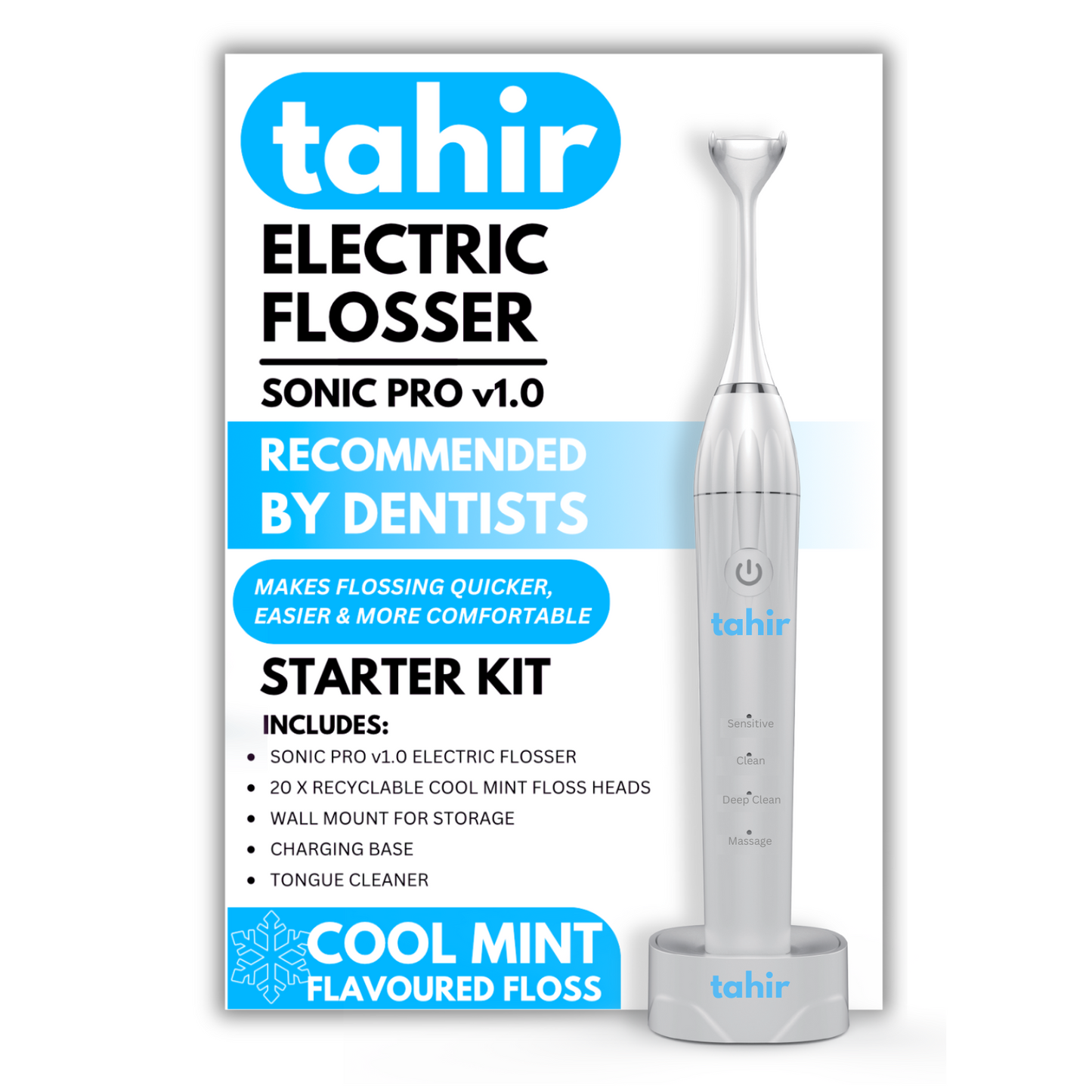 Tahir Electric Flosser Starter Kit - Sonic Pro v1.0